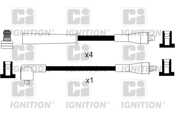 Cables de alta tensión, juego para Mazda 626 III GD